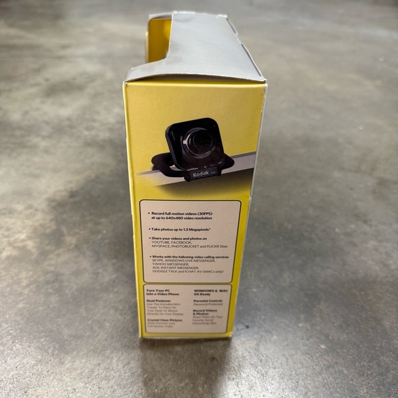 Vintage Kodak Dual Webcam Twin Pack USB w/ Mic New in Box - Picture 3 of 5